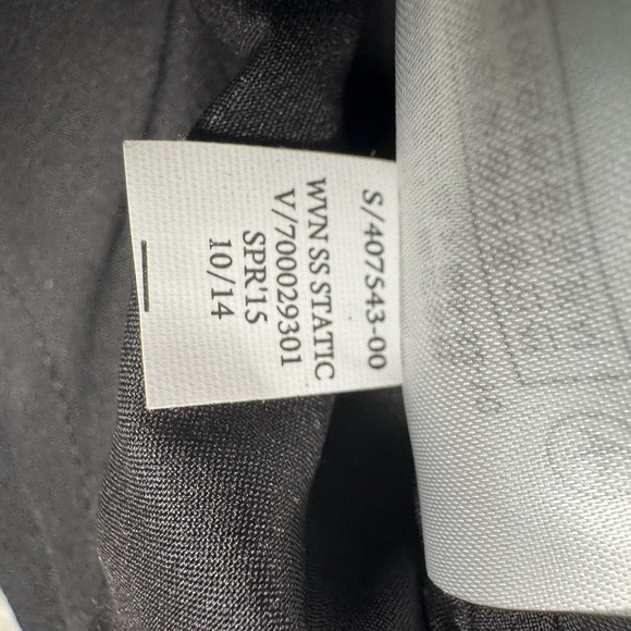 Banana Republic Dress Womens 0 Petite Short Sleeve Black‎ Gray Textured Knit - Picture 10 of 12